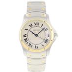 Cartier Santos Ronde 1551, Verzenden, Gebruikt, Polshorloge