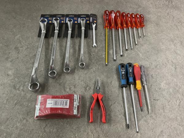 Veiling - Gereedschapset diverse 19-delig, Doe-het-zelf en Verbouw, Gereedschap | Handgereedschap