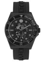 Philipp Plein PWOAA0422 The $kull Diver horloge 44 mm, Nieuw, Overige merken, Staal, Kunststof