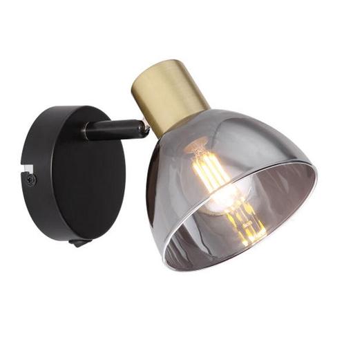 Gouden wandspot Arthur, glas, modern, Huis en Inrichting, Lampen | Wandlampen, Nieuw, Glas, Ophalen of Verzenden