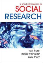 A Short Introduction to Social Research 9780761944843, Verzenden, Gelezen, Mark Weinstein