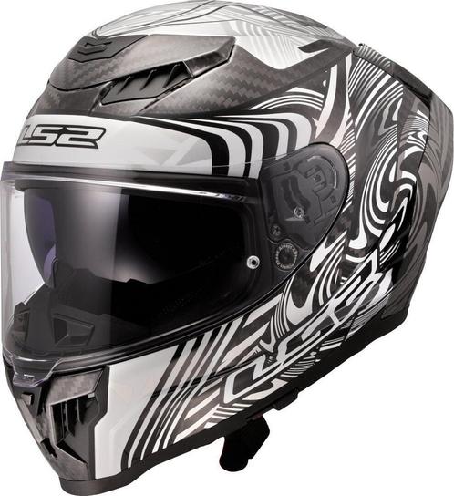 LS2 FF807 Dragon Enthum Zilver Integraalhelm, Motoren, Kleding | Motorhelmen, Integraalhelm, Heren, XXL, Nieuw met kaartje, Overige merken