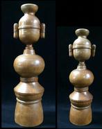 Set van 2 / Japanse vintage houten ridder Kokeshi pop