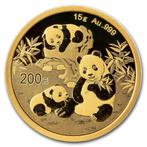 Gouden China Panda 15 gram 2025, Postzegels en Munten, Munten | Azië, Verzenden, Oost-Azië, Losse munt, Goud