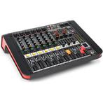 Power Dynamics PDM-M604A 6-kanaals mixer met ingebouwde vers, Muziek en Instrumenten, Mengpanelen, Verzenden, Nieuw