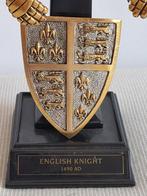 Armure miniature en étain et or 24 carats – Franklin Mint –