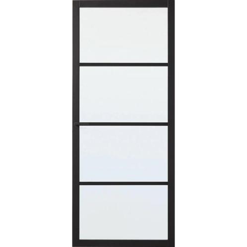 Cando binnendeur BRADFORD 93x211,5 (Opdek linksdraaiend), Doe-het-zelf en Verbouw, Deuren en Horren, Nieuw, Glas, Hout, Binnendeur