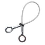 Veiligheidskabel 20cm met ogen zwart, Verzenden, Nieuw