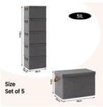 Grote Stoffen Opbergboxen – Opvouwbaar met Handvatten, Verzenden, Nieuw