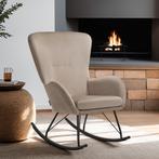 Schommelstoel Swing met stalen glijders en dikke bekleding -, Verzenden, Nieuw