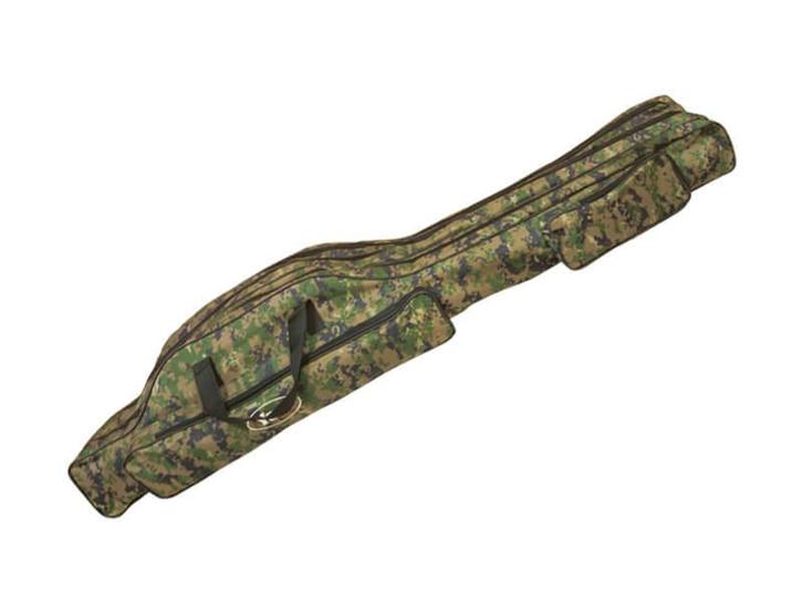Camouflage Foudraal 3 hengels 130 cm - Roofvis XL, Watersport en Boten, Hengelsport | Roofvissen, Overige typen, Nieuw, Verzenden