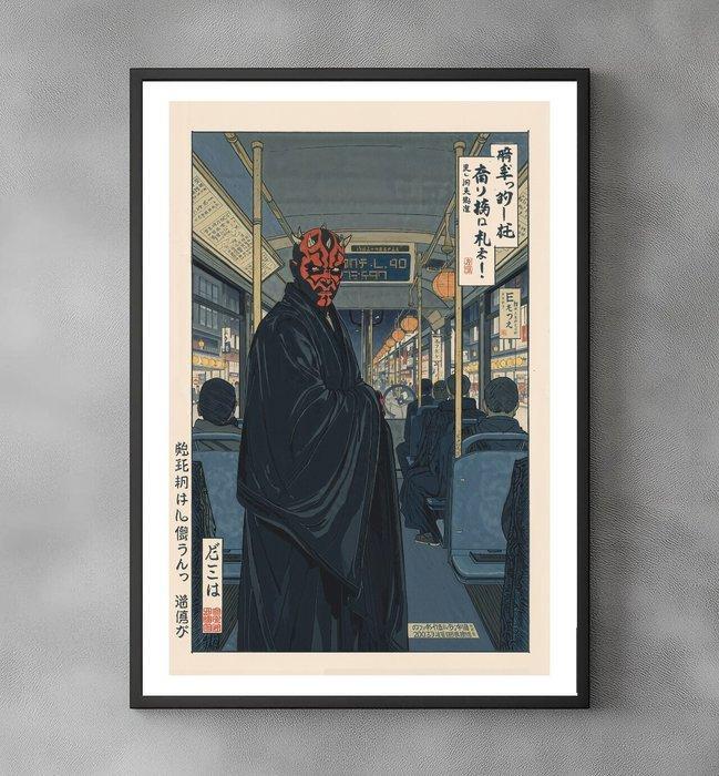 Sato Hageshi - The Night Bus Passenger - Star Wars - Signed, Antiek en Kunst, Kunst | Designobjecten