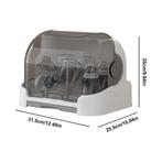 Baby Droogrek met Verwijderbare Druipbak en Stofdichte Opsla, Verzenden, Nieuw