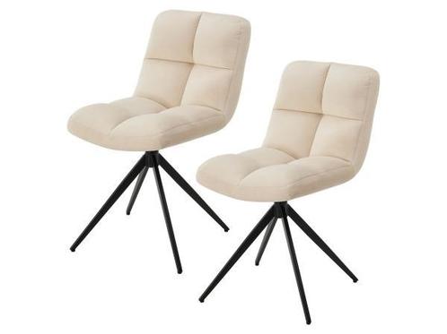 Veiling - Eetkamerstoel / Draaistoel Dallas - Set van 2 - Be, Huis en Inrichting, Stoelen, Nieuw