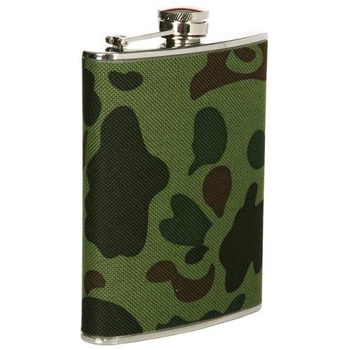 Zakfles/heupflacon camouflage Woodland 240ml NIEUW, Sport en Fitness, Overige Sport en Fitness, Nieuw, Ophalen of Verzenden