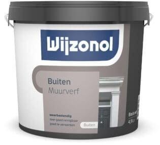 Wijzonol Buiten Muurverf 5 liter, Doe-het-zelf en Verbouw, Verf, Beits en Lak, Nieuw, Verzenden