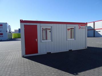 Kantoorunit ca. 6 x 2,4 meter (20ft) - deur op lange zijde beschikbaar voor biedingen
