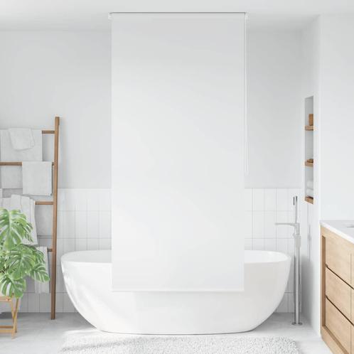vidaXL Rolgordijn voor douche 120x240 cm wit, Huis en Inrichting, Badkamer | Badtextiel en Accessoires, Wit, Nieuw, Verzenden