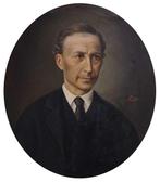 Spaanse school (XIX) - Retrato de caballero - NO RESERVE, Antiek en Kunst