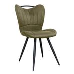 Stoelen | GIBSON | Microvezel/Metaal | Moss | Zwarte Poten |, Verzenden, Nieuw in verpakking