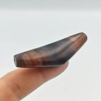 Oud-Tibetaans / Nepalees Natural Banded Agate Kraal talisman, Antiek en Kunst