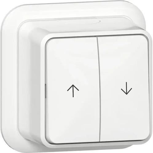 Gira jaloezieschakelaar opbouw wit - 315911, Doe-het-zelf en Verbouw, Elektra en Kabels, Ophalen of Verzenden