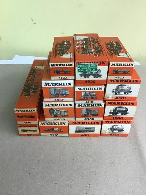 Märklin H0 - Model treinwagon (13) - 13 Goederenwagens - DB, Hobby en Vrije tijd, Modeltreinen | H0