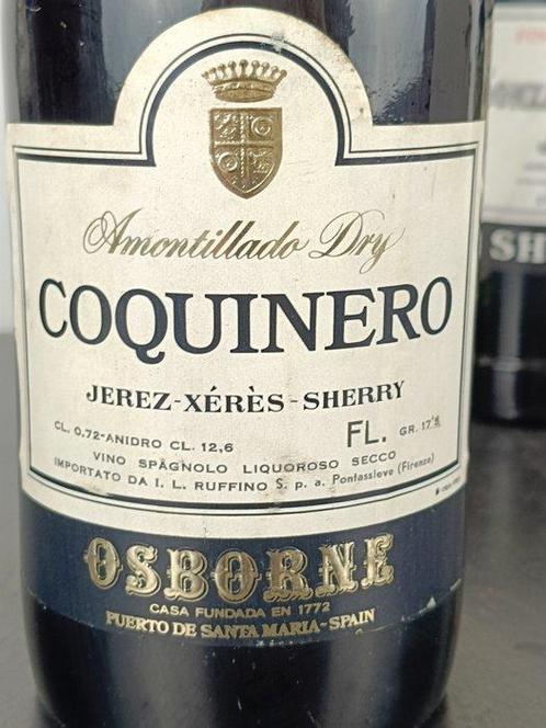 Osborne Coquinero Amontillado Dry Sherry x2, Gonzales Bayss, Verzamelen, Wijnen