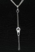 Zilveren Dobber ketting hanger - groot, Nieuw, Verzenden