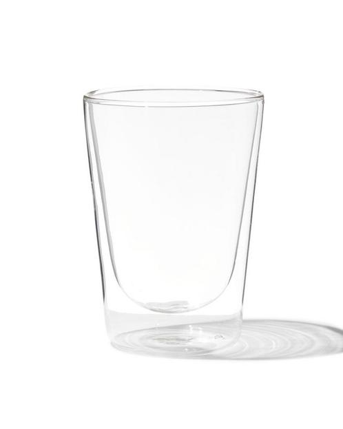 HEMA Dubbelwandig glas 350ml 8=40% / 6=30% / 4=20%, Hobby en Vrije tijd, Theezakjes, Verzenden