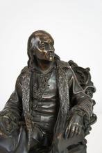 Beeld, Cast Bronze of Benjamin Franklin - Fine 19th Century, Antiek en Kunst, Antiek | Keramiek en Aardewerk