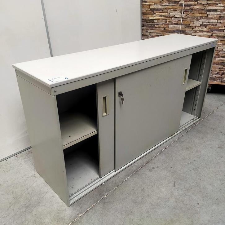 Drentea metalen schuifdeurkast - 75x150x40 cm, Huis en Inrichting, Kasten | Overige, Ophalen of Verzenden