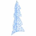 vidaXL Kerstboom met 100 LED Blauw 120 cm Acryl, Diversen, Kerst, Verzenden, Nieuw