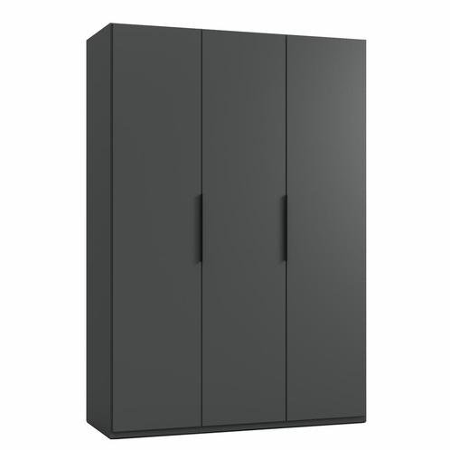 SALE: -17% Woonexpress Kledingkast Oss - Hout - Grijs -, Huis en Inrichting, Kasten | Kledingkasten, 50 tot 75 cm, Met deur(en)