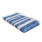 Badstof Werkdoekje 33x35cm Blauw/Wit gestreept - Treb Towels, Huis en Inrichting, Keuken | Textiel, Nieuw, Overige typen, Verzenden