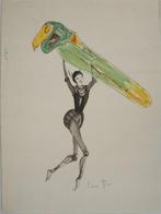 Leonor Fini (1907-1996) - Etude de costume : Femme, Antiek en Kunst