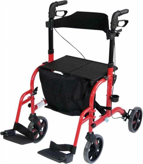 Rollator Duo Deluxe  Rollator en rolstoel in één, Diversen, Verpleegmiddelen, Nieuw, Ophalen of Verzenden