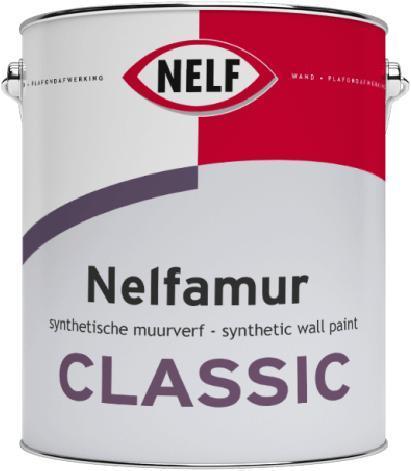 Nelf Nelfamur Classic -isolerende synthetische muurverf. 10L, Doe-het-zelf en Verbouw, Verf, Beits en Lak, Nieuw, Ophalen of Verzenden