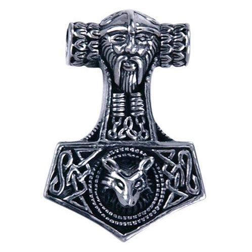 Zilveren Hamer van Thor ketting hanger, Sieraden, Tassen en Uiterlijk, Kettinghangers, Verzenden