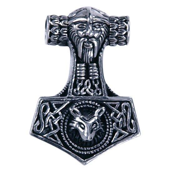Zilveren Hamer van Thor ketting hanger, Sieraden, Tassen en Uiterlijk, Kettinghangers, Verzenden