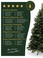 XMS-Trees Kunstkerstboom Jasper H180xØ119cm inclusief LED, Diversen, Ophalen of Verzenden, Nieuw