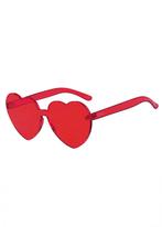 Hartjes Bril Transparant Groot Rode Glazen Zonnebril Groot Z, Sieraden, Tassen en Uiterlijk, Zonnebrillen en Brillen | Dames, Nieuw