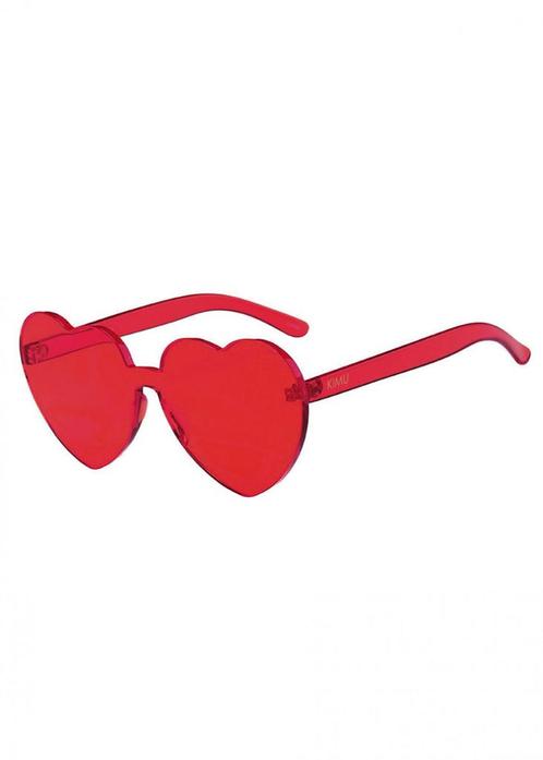 Hartjes Bril Transparant Groot Rode Glazen Zonnebril Groot Z, Sieraden, Tassen en Uiterlijk, Zonnebrillen en Brillen | Dames, Rood