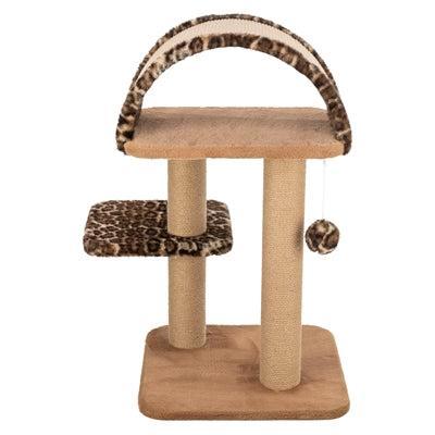 Trixie Krabpaal Leo Panterprint Ligplaats Met Boog Bruin, Dieren en Toebehoren, Krabmeubelen, Verzenden