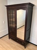 Kledingkast art deco leg hang drie lades (Bezorging heel NL), Antiek en Kunst, Ophalen of Verzenden