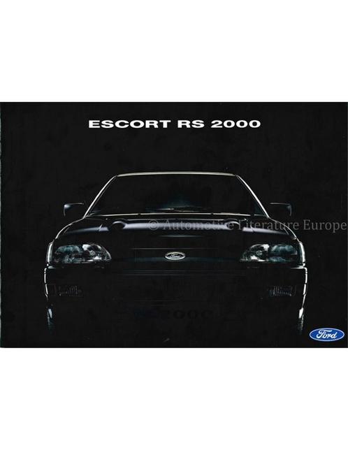 1992 FORD ESCORT RS 2000 BROCHURE DUITS, Boeken, Auto's | Folders en Tijdschriften, Ford