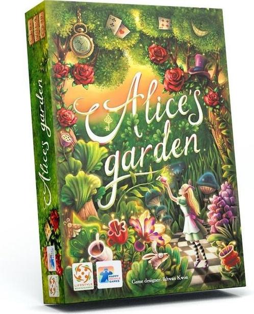 Alice Garden - Bordspel | Happy Meeple Games -, Hobby en Vrije tijd, Gezelschapsspellen | Bordspellen, Nieuw, Verzenden