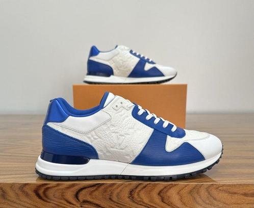Louis Vuitton - Run Away White Monogram With Blue EPI -, Kleding | Heren, Schoenen