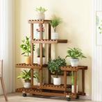 Houten Plantenrek 6 Lagen – Voor Binnen &amp; Buiten Gebruik, Verzenden, Nieuw