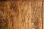 Massief dressoir BAMBOO LOUNGE 140cm mangohout bamboe met, Ophalen of Verzenden, Nieuw